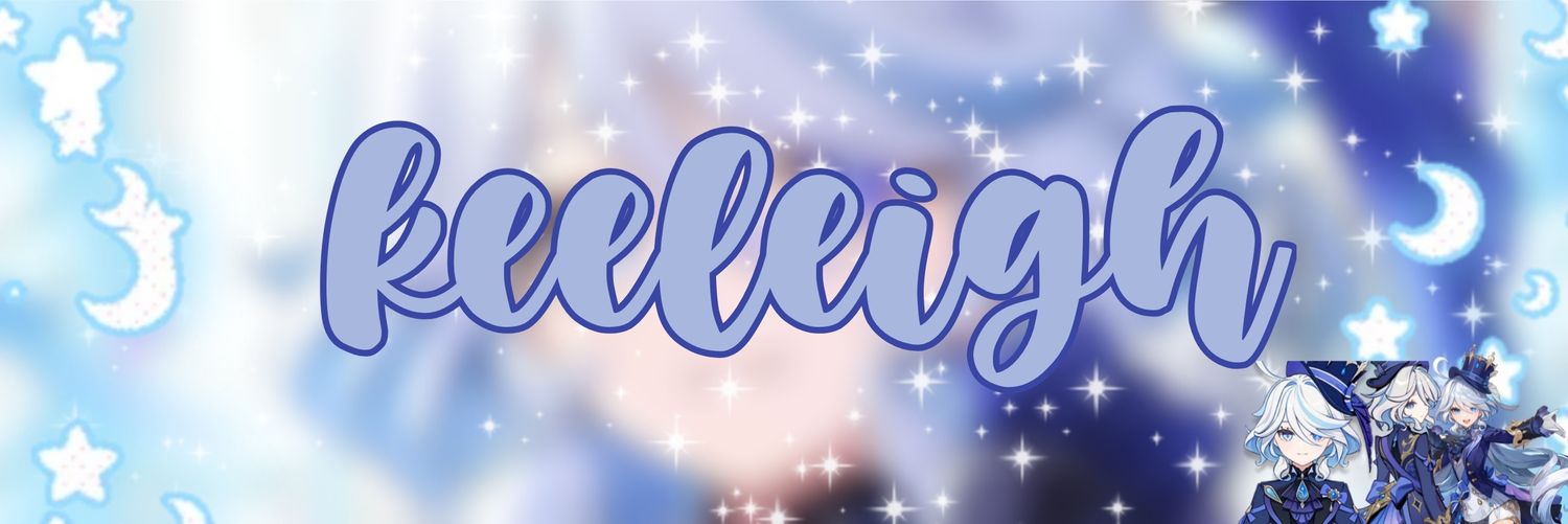 𝑲𝒆𝒆𝒍𝒆𝒊𝒈𝒉 ⋆˚𝜗𝜚˚⋆ 💧🪓🩰🦢🍒💗🌹🌱🍧 banner