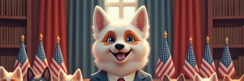 Next President Dog banner