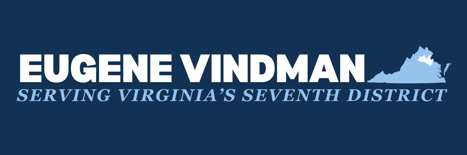 Congressman Eugene Vindman's banner