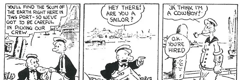 Popeye the Sailor Man banner