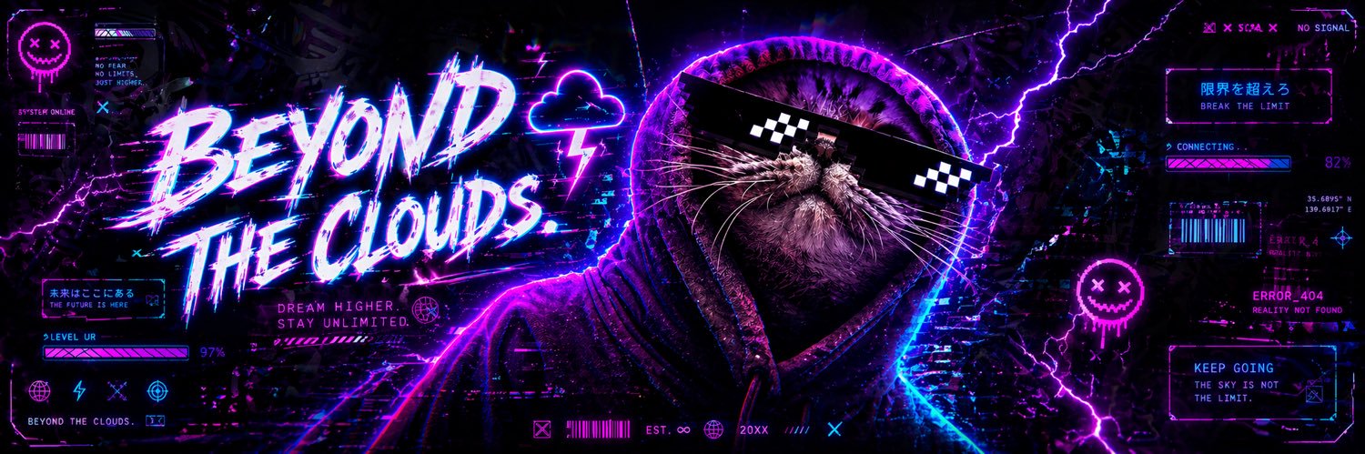 _Beyond the clouds. 🌩️ banner