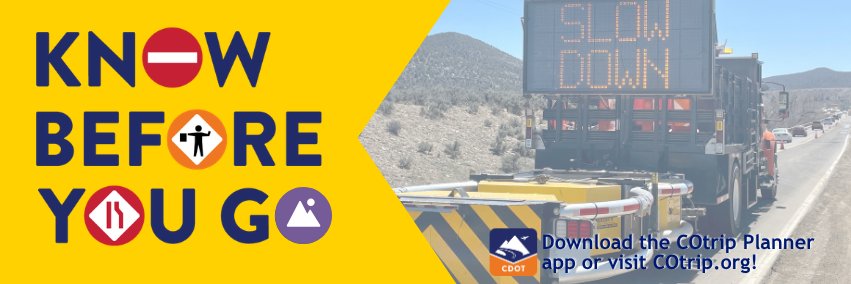 Colorado Department of Transportation (CDOT) banner