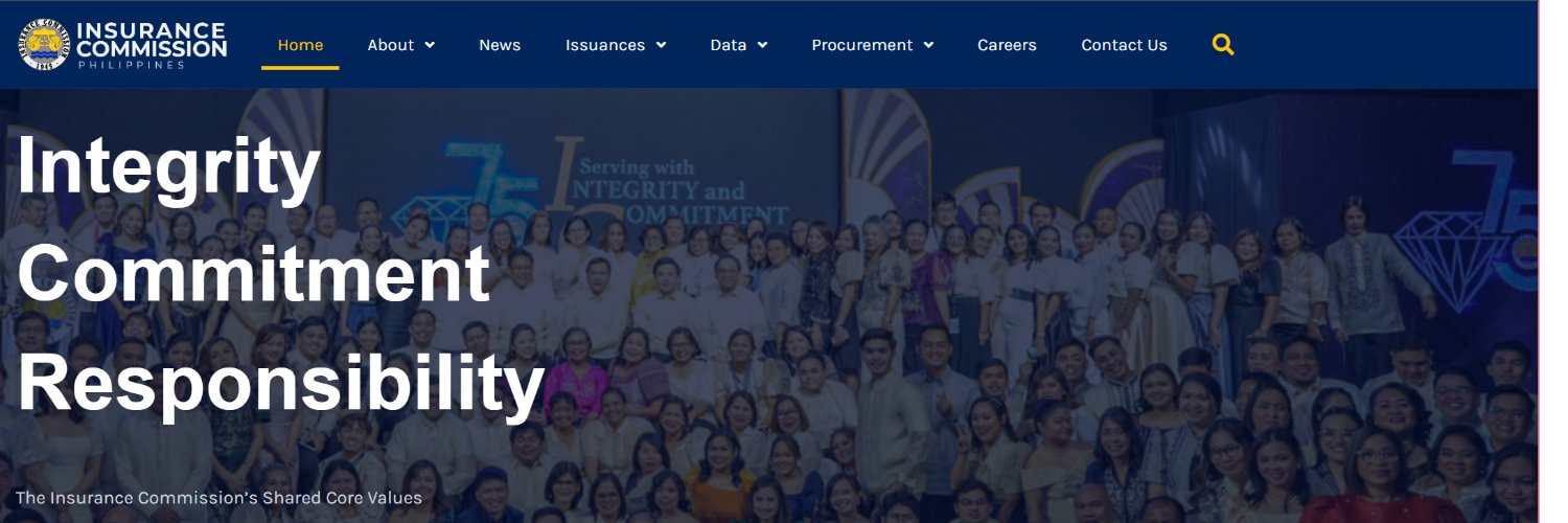 Insurance Commission (Philippines) banner