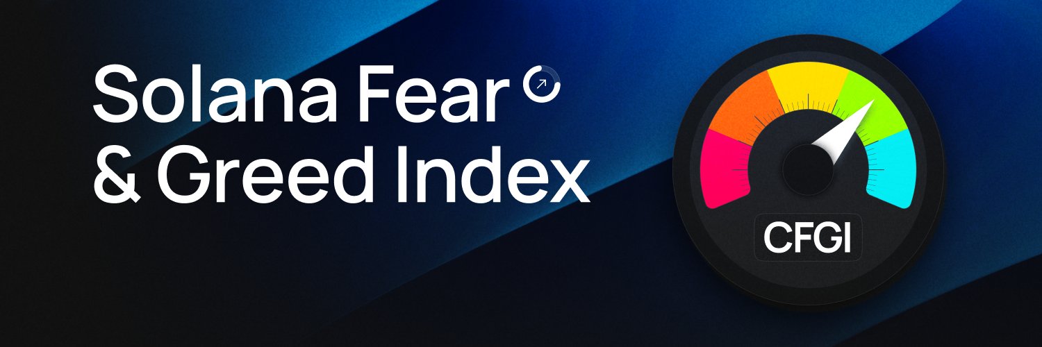 Solana Fear & Greed Index banner