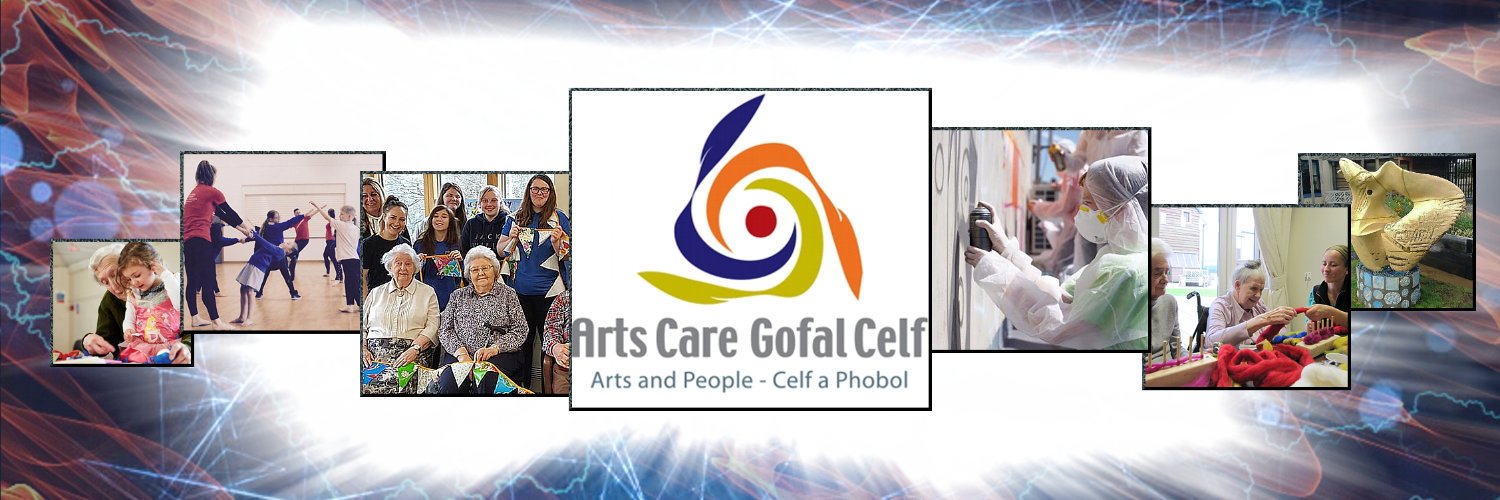 Arts Care Gofal Celf banner