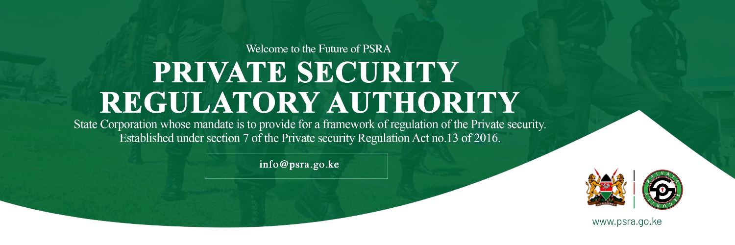 Private Security Regulatory Authority banner