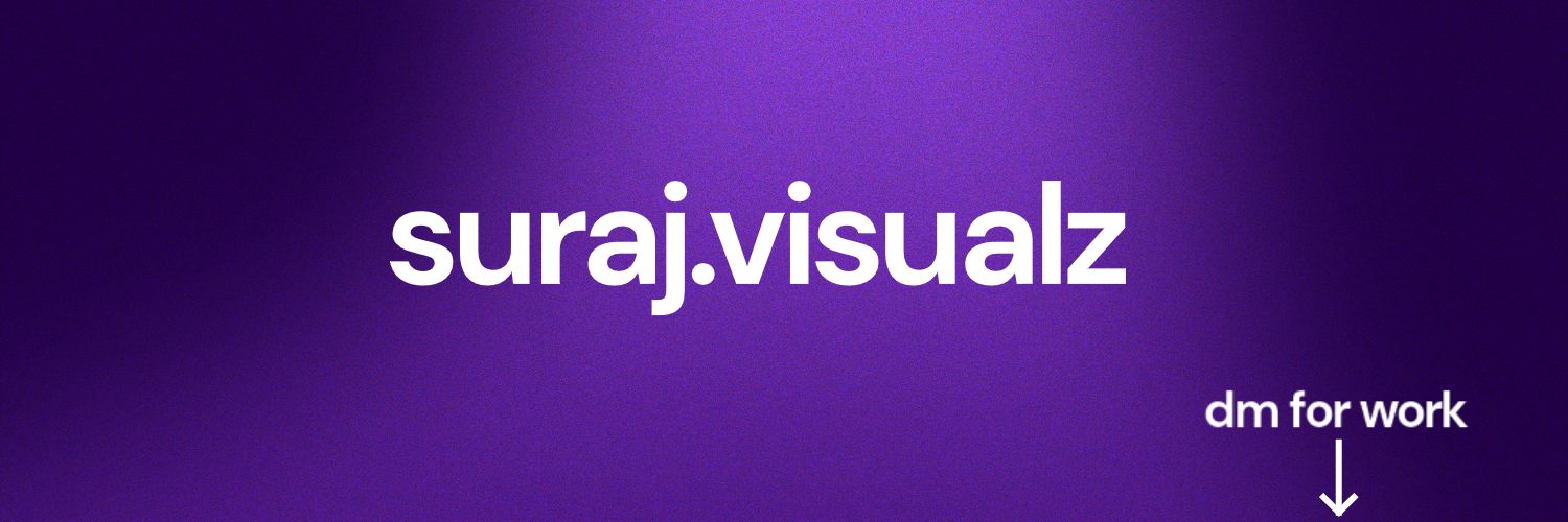 Suraj | Video editor banner