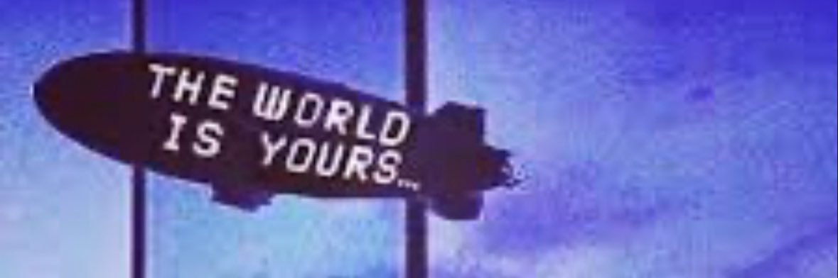 the world is mine banner