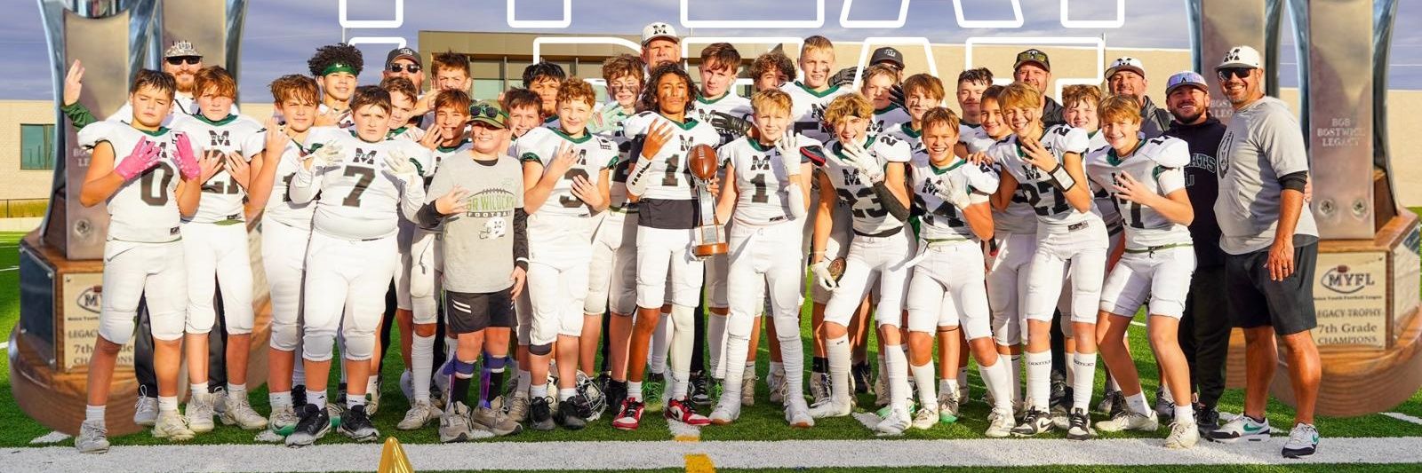 Millard West Jr. Wildcat Football banner