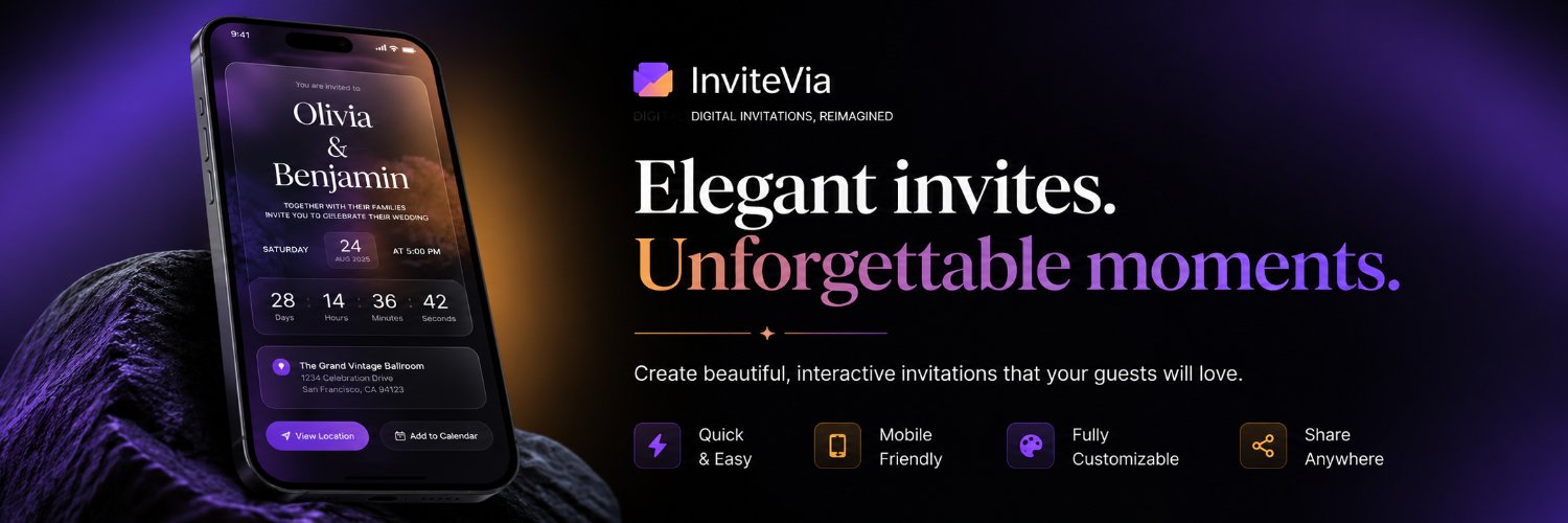 Inviteviaapp's profile banner image