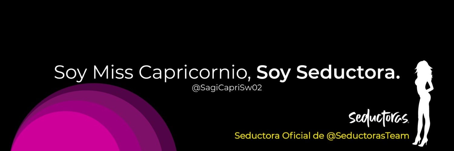 Sagitario ♐️ Miss Capricornio ♑️ 3K banner