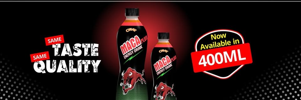 Maca Plus Energy Drink banner