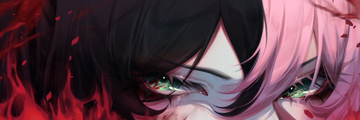 inferneko 😈🐾.♡ . // hell’s cutest catgirl banner