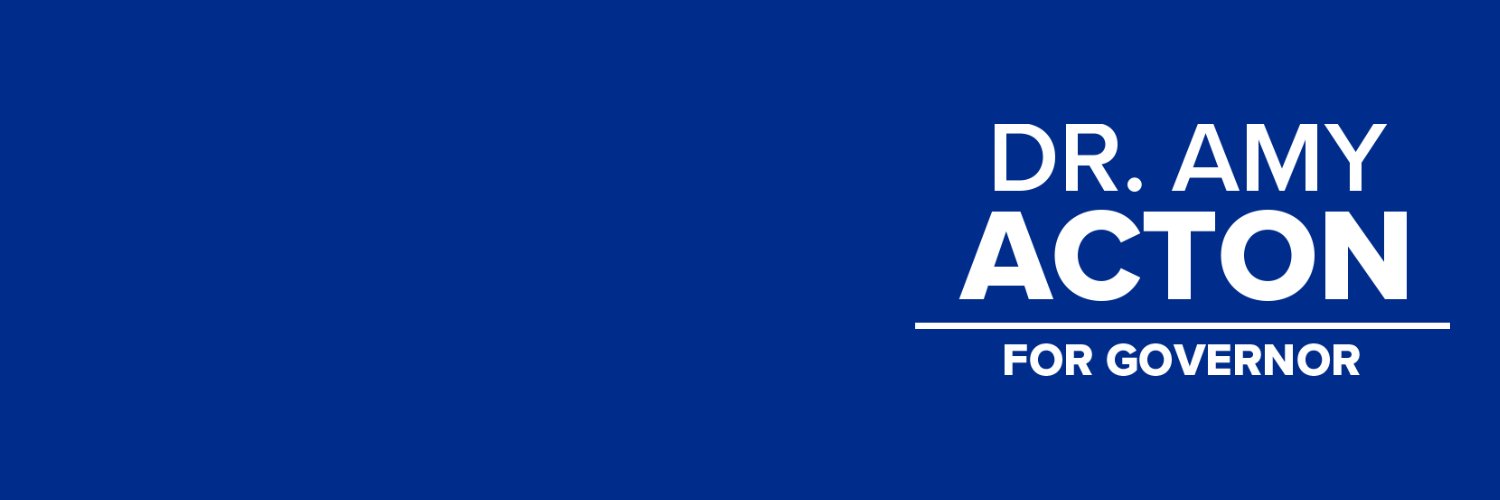 Dr. Amy Acton's banner