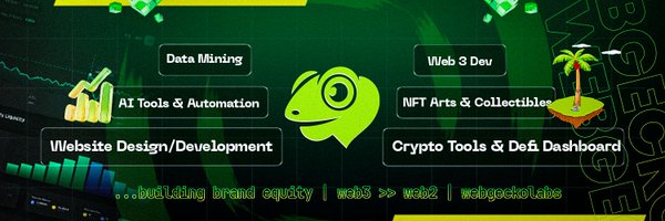 WebgeckoLabs Profile Banner