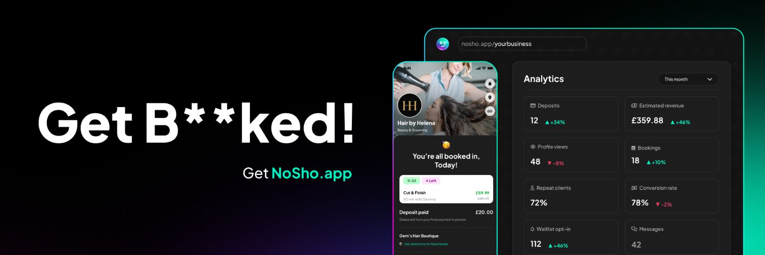 NoSho_app's profile banner image
