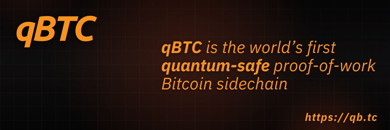 Quantum Safe Bitcoin qBTC's banner