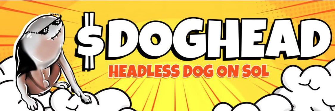Headless dog on SOL banner