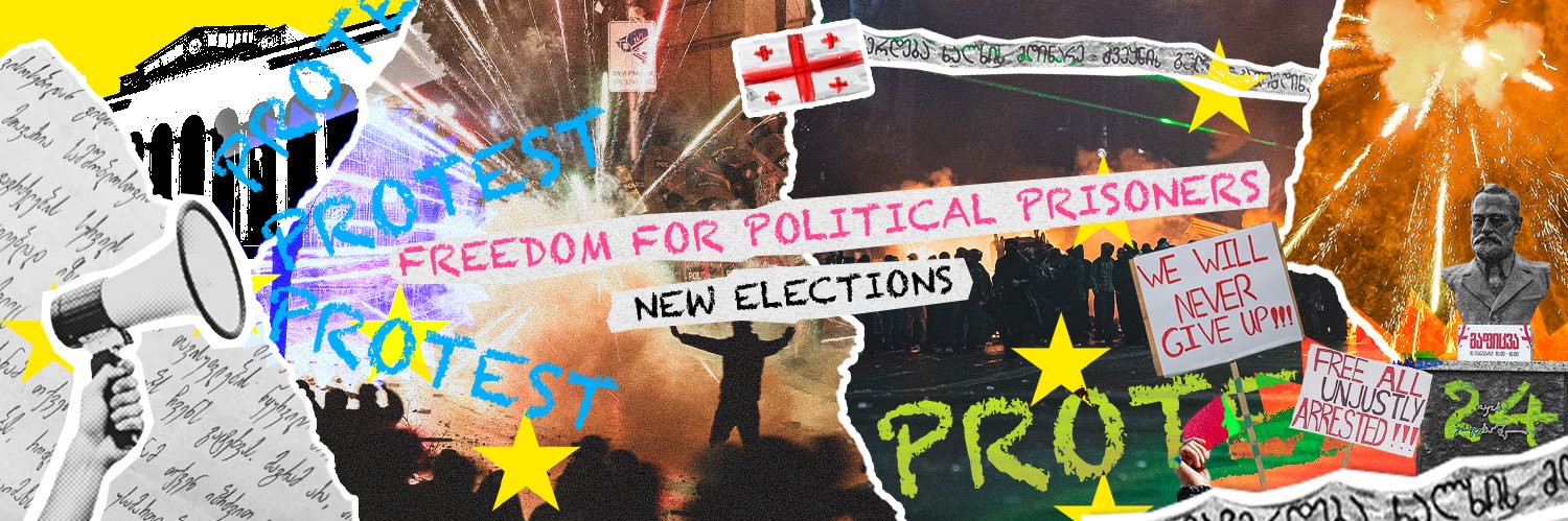 Protest 24's banner