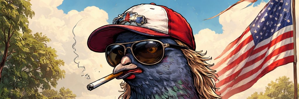 Freedom Pidgeon banner