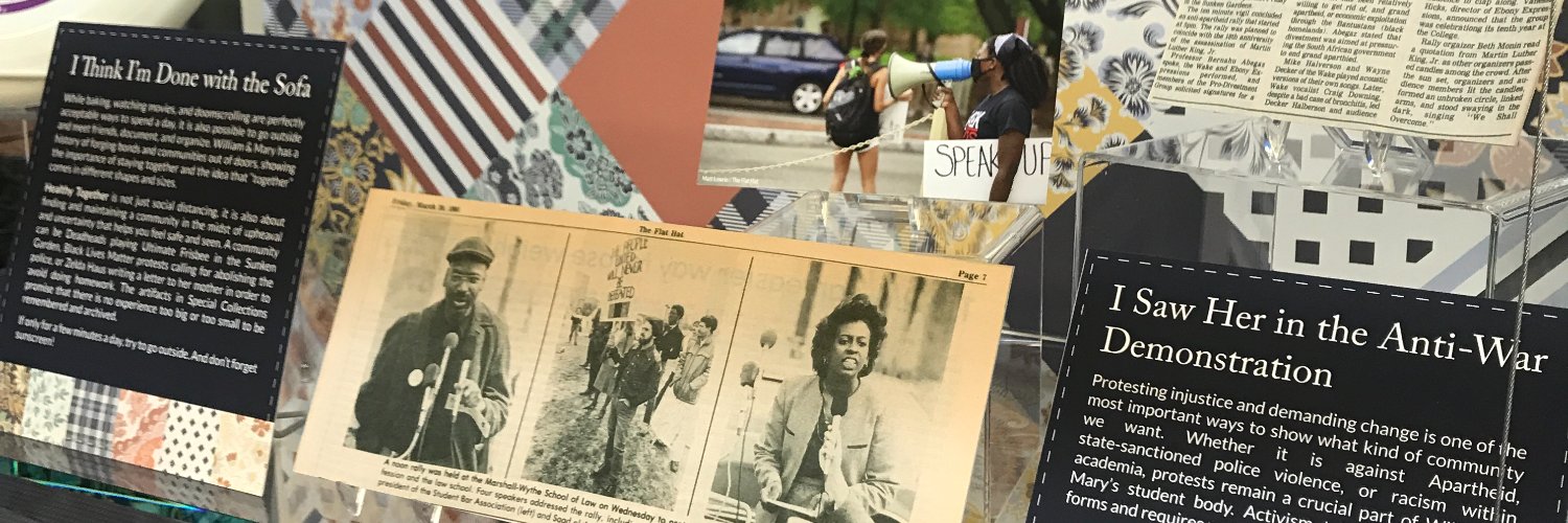 Swem Special Collections Research Center banner