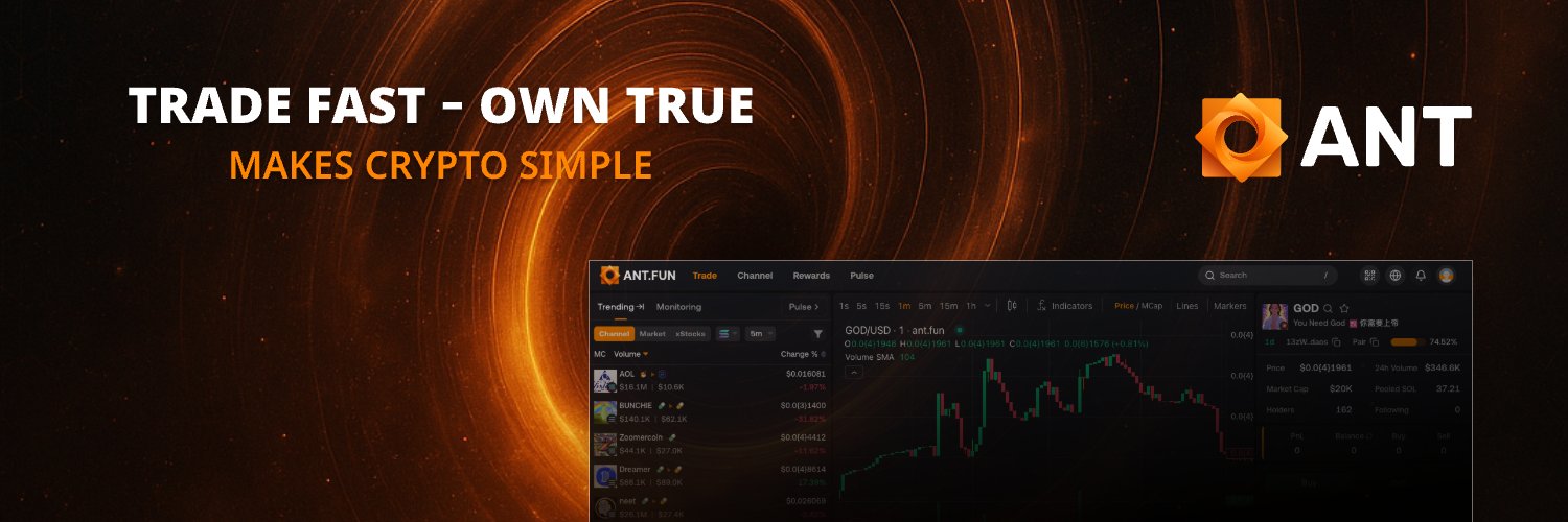 ANT.FUN OFFICIAL banner