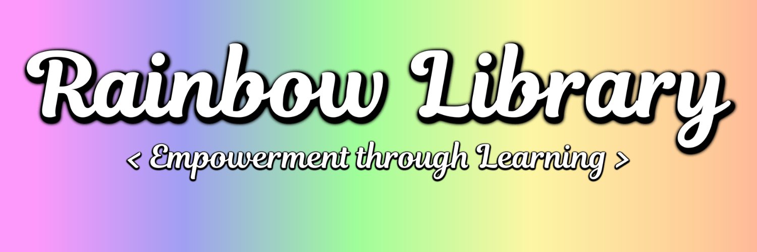 Rainbow Library banner