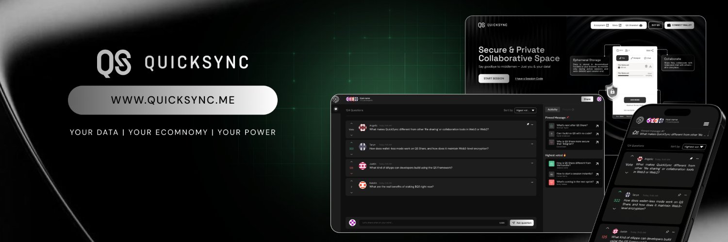 Quick Sync's banner