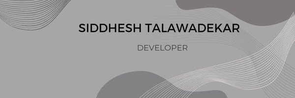 siddheshkt11 Profile Banner