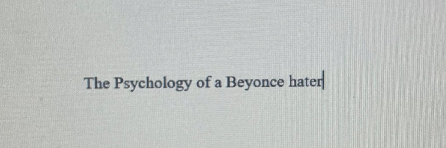 beyoncezao's profile banner image