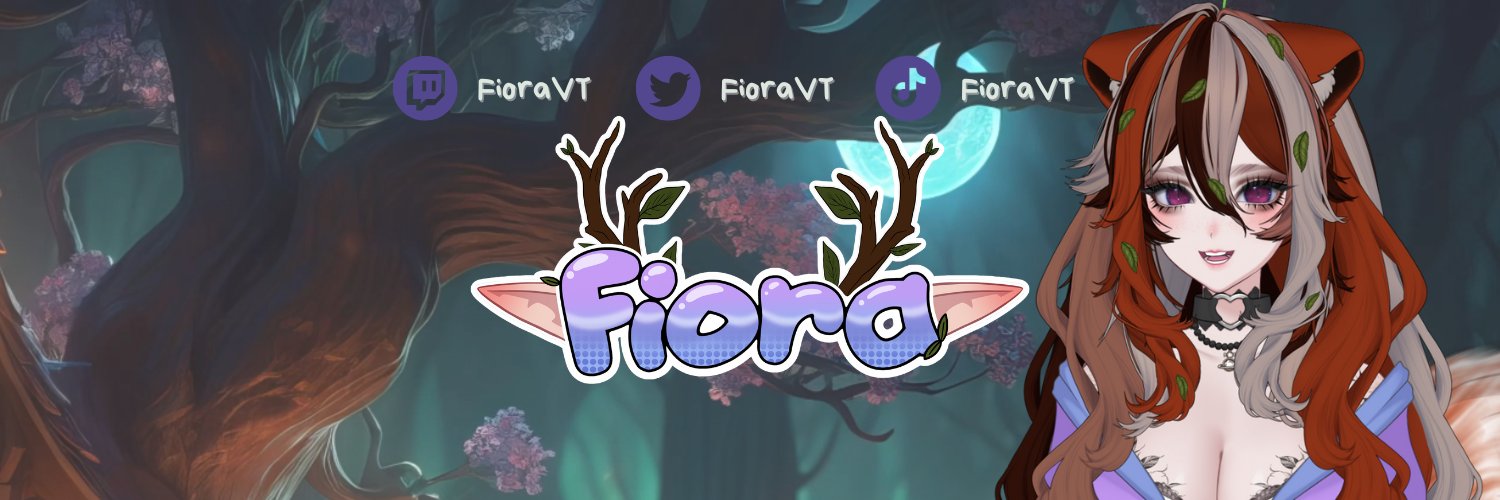 fiora 🌿🤍 red panda vtuber's banner