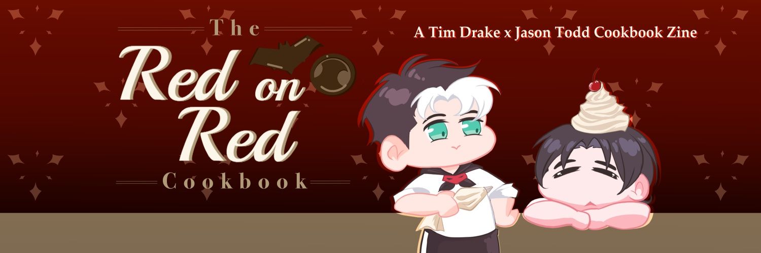 The Red on Red Cookbook's banner