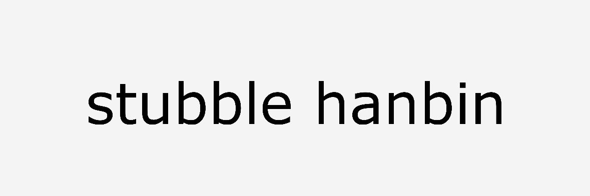 stubblehanbin's profile banner image