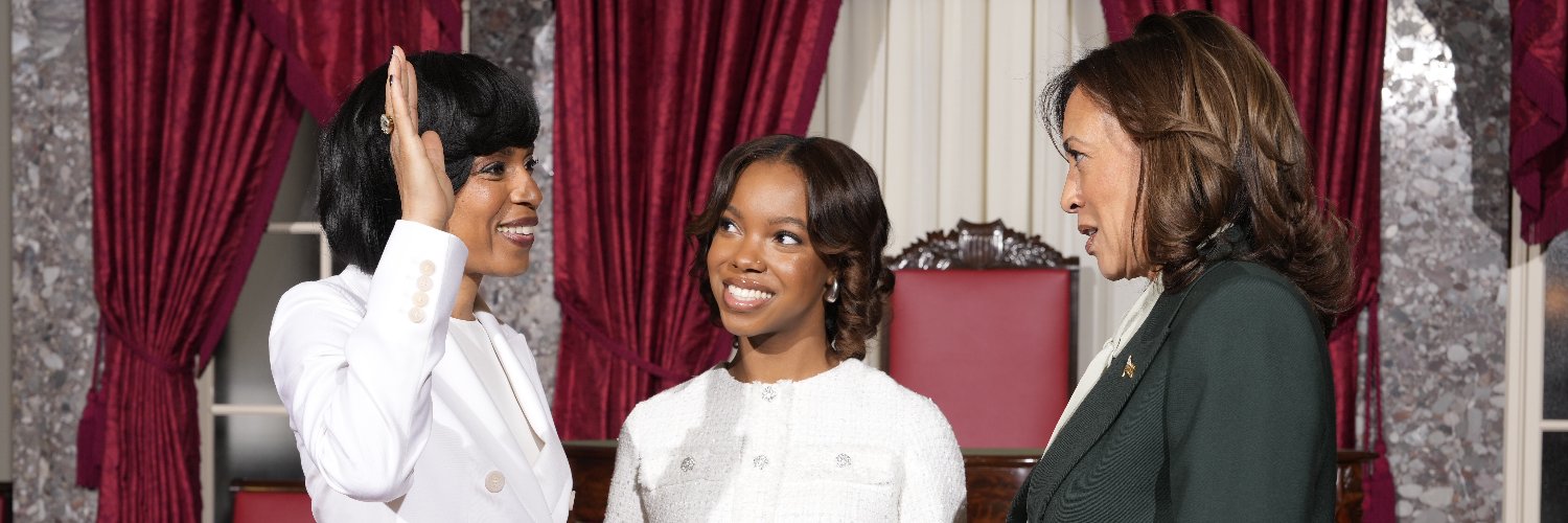 Senator Angela Alsobrooks's banner