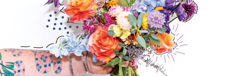 Flowers Sun banner