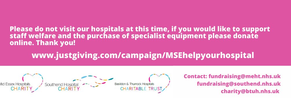 Basildon and Thurrock Hospitals Charity banner