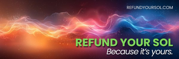 RefundYourSOL Profile Banner
