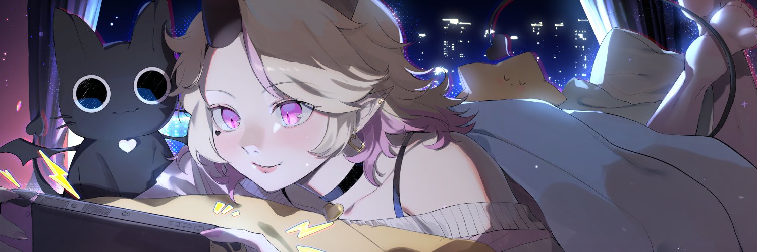 Squidnee😈💕Vtuber banner