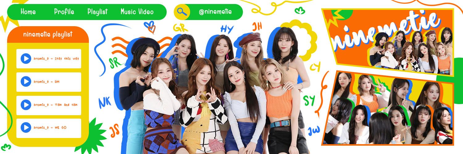 공주들의 집, 9METIE 𖹭.ᐟ ︎︎ ︎︎ banner