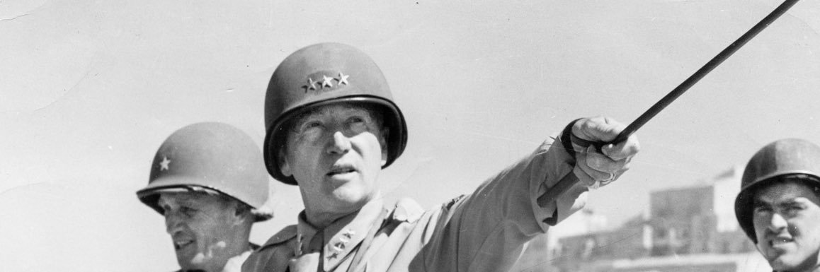 George S Patton III the Junkyard Romeo's banner