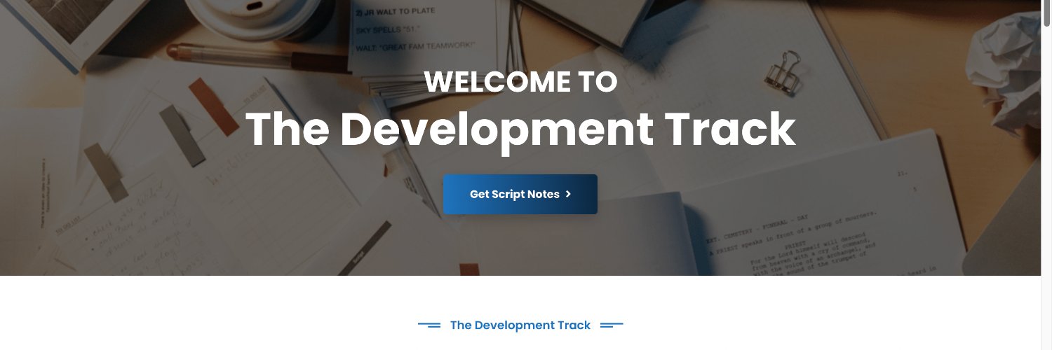 The Development Track banner
