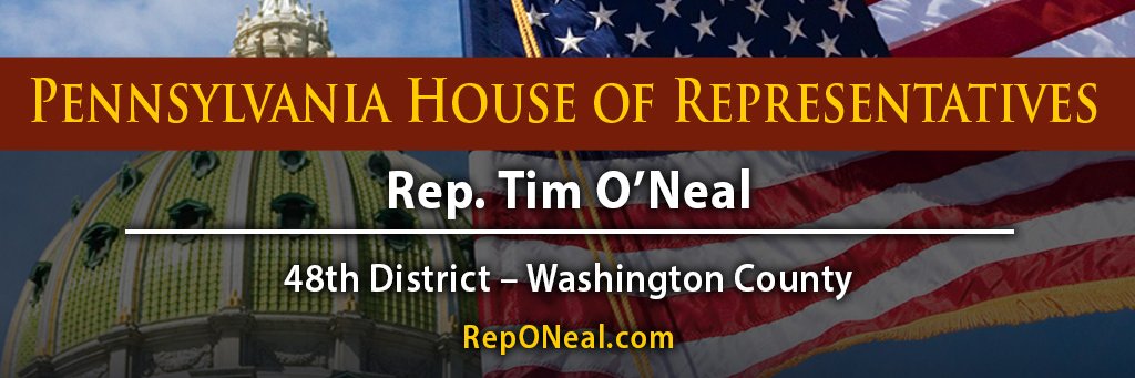 PA State Rep. Tim O'Neal's banner