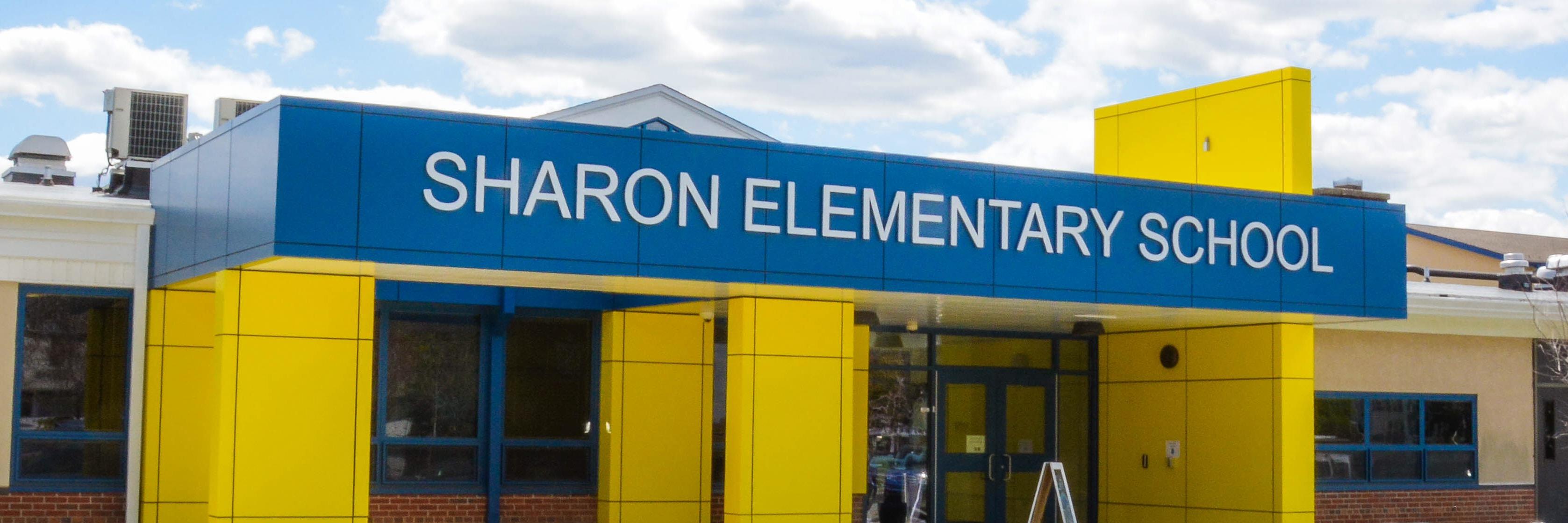 Sharon Elementary School banner