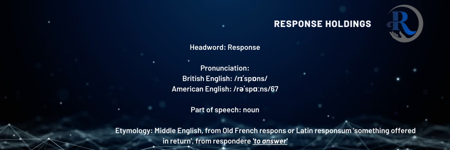 Response Holdings banner