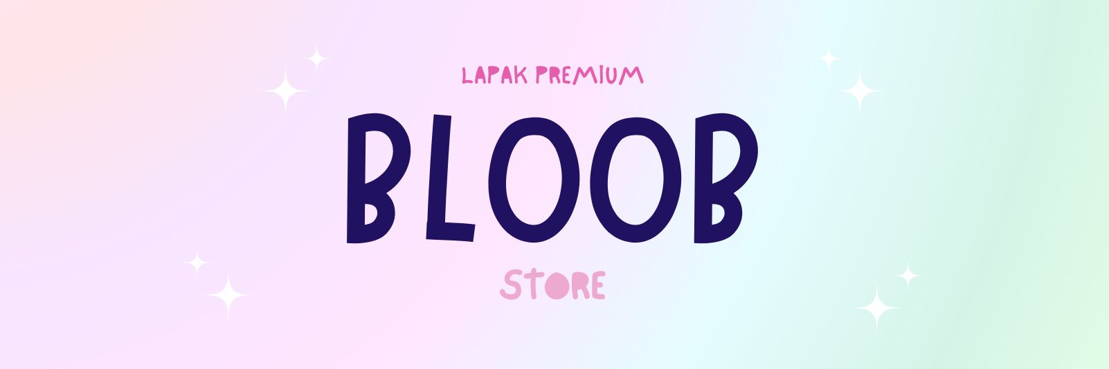 BLOOB strore aplikasi premium banner