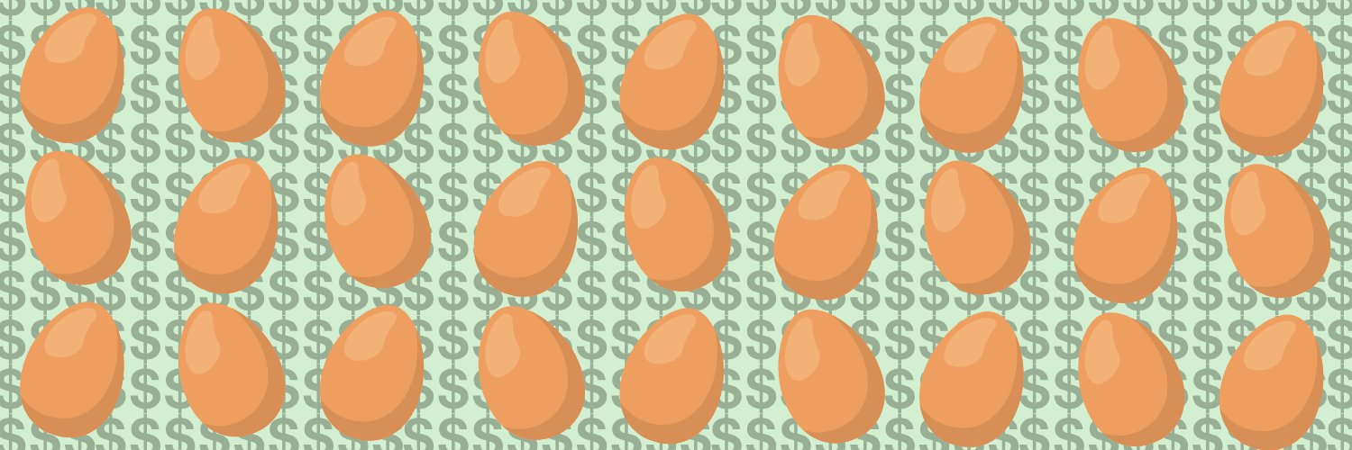 did the price of eggs go down today? banner