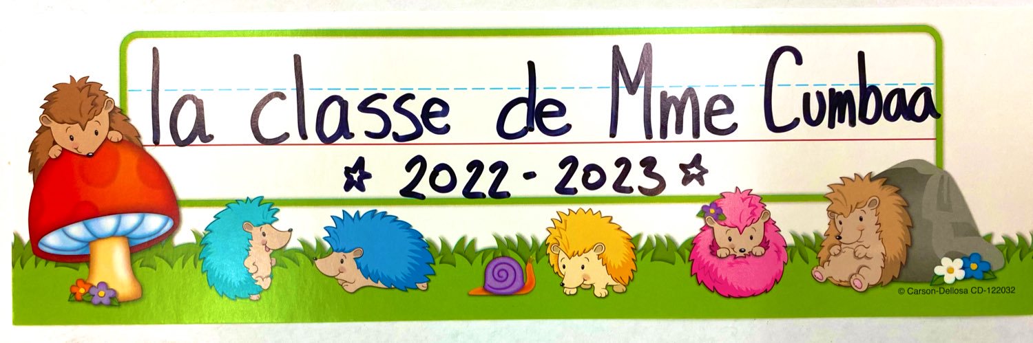 Mme Cumbaa (she/her) banner