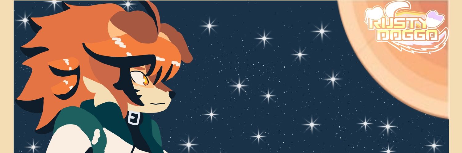Rusty-Doggo VTuberEN banner