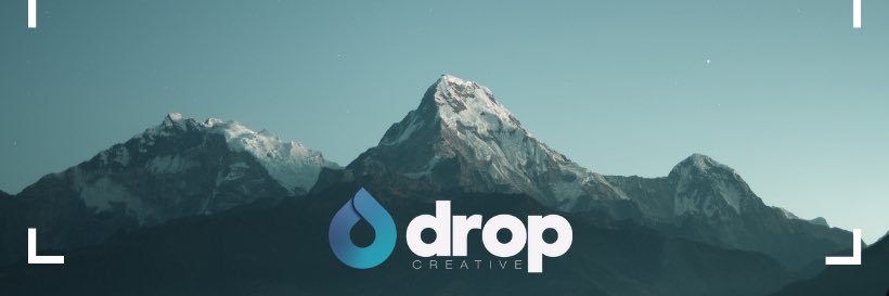 Drop Creative banner