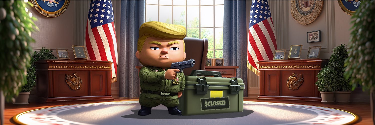 $CLOSED ON SOL banner